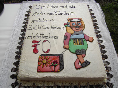 Torte für S.K.H Herzog